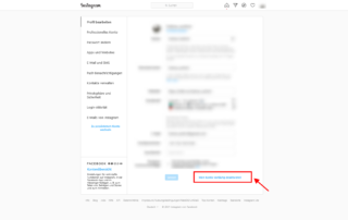 Account bei Instagram löschen